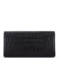 Classic Monogram Tassel Clutch Crocodile Embossed Leather Long