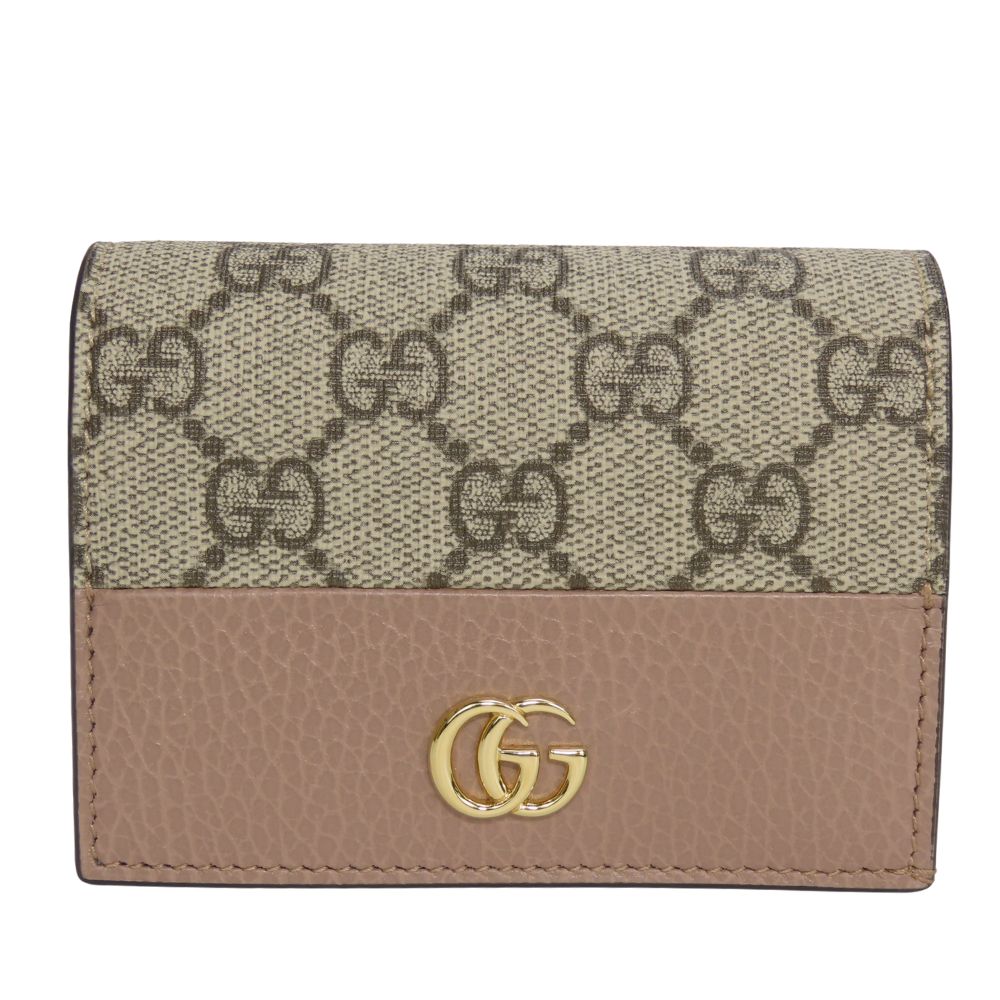 Gucci GG Marmont GG Supreme Canvas Bifold Wallet