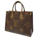 Louis Vuitton Shoulder Bag Monogram Reverse Giant On The Go MM