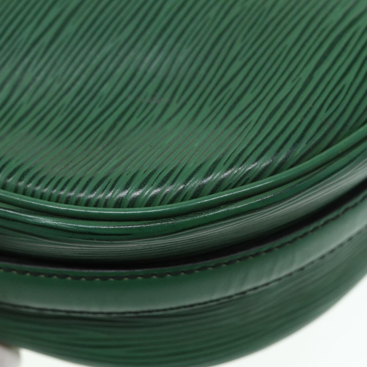 LOUIS VUITTON Epi Jeune Fille MM Shoulder Bag Green M52154 LV Auth 85305