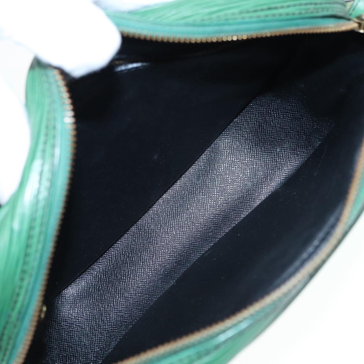 LOUIS VUITTON Epi Jeune Fille MM Shoulder Bag Green M52154 LV Auth 85305