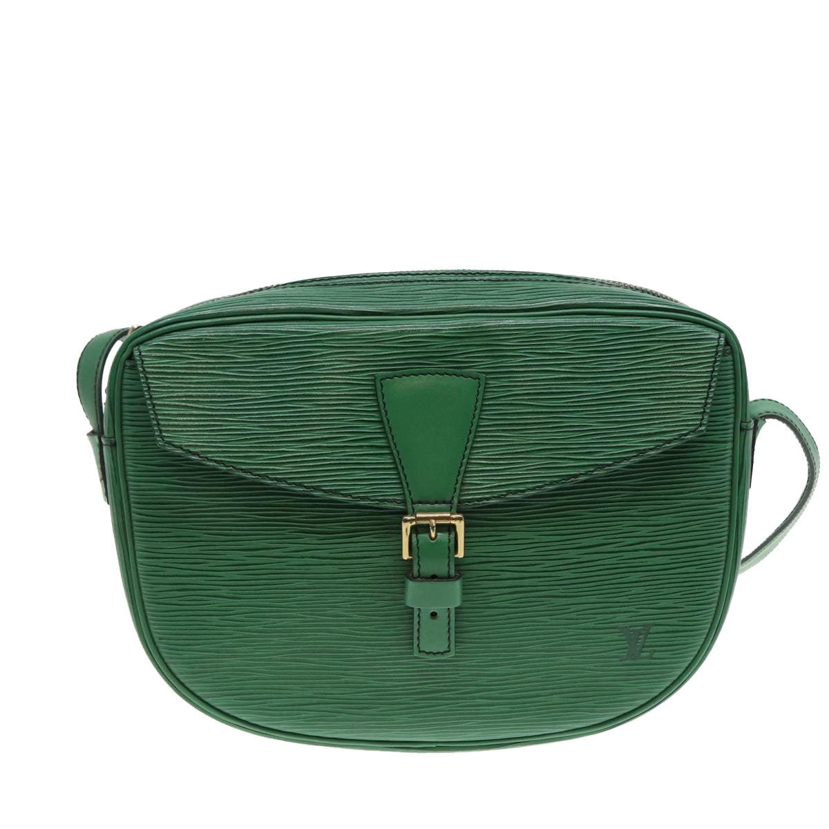 LOUIS VUITTON Epi Jeune Fille MM Shoulder Bag Green M52154 LV Auth 85305