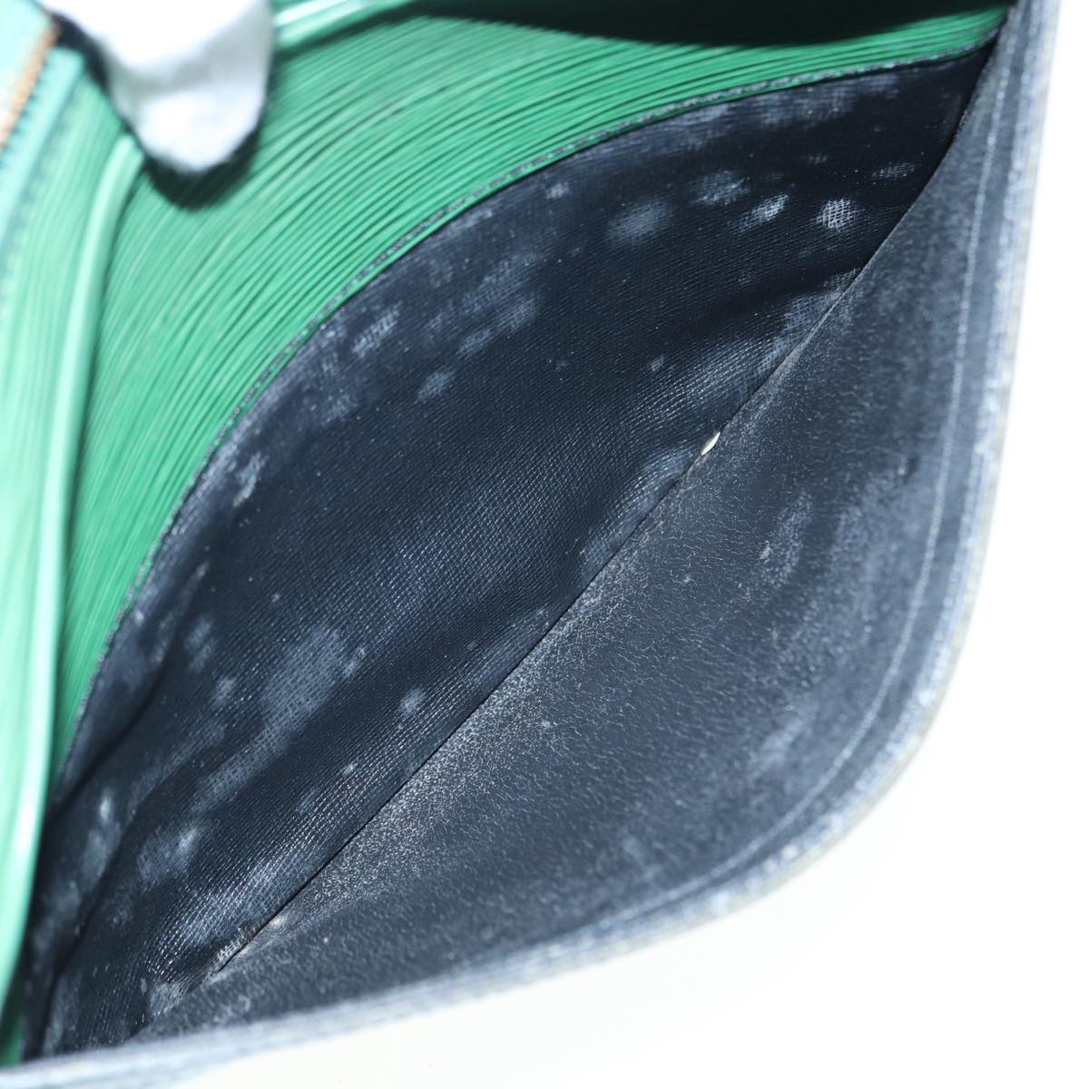 LOUIS VUITTON Epi Jeune Fille MM Shoulder Bag Green M52154 LV Auth 85305