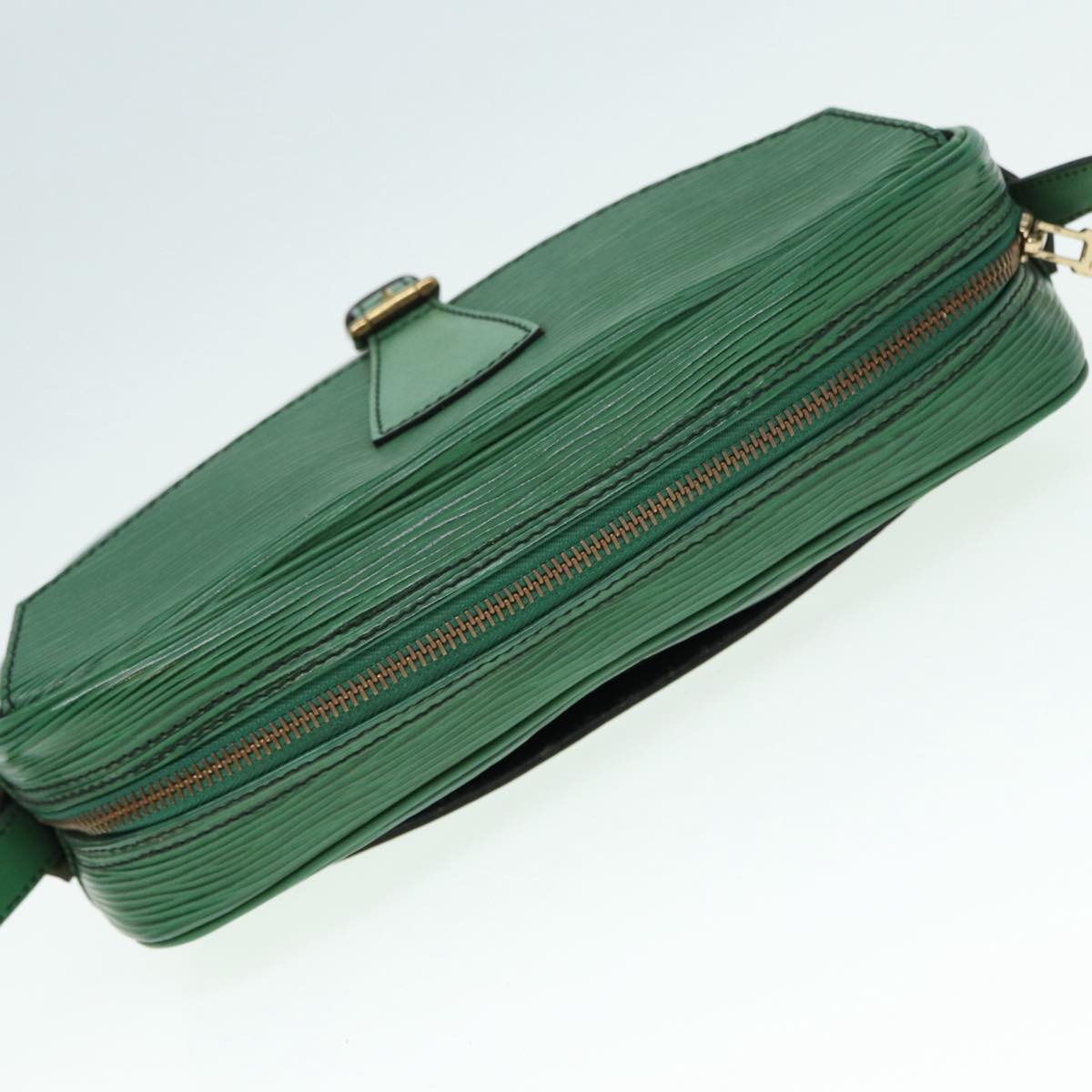 LOUIS VUITTON Epi Jeune Fille MM Shoulder Bag Green M52154 LV Auth 85305