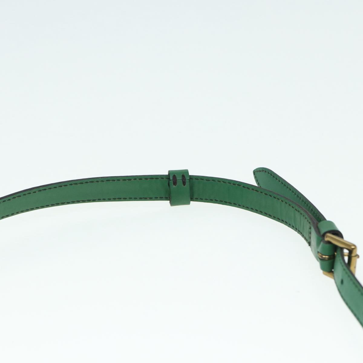 LOUIS VUITTON Epi Jeune Fille MM Shoulder Bag Green M52154 LV Auth 85305