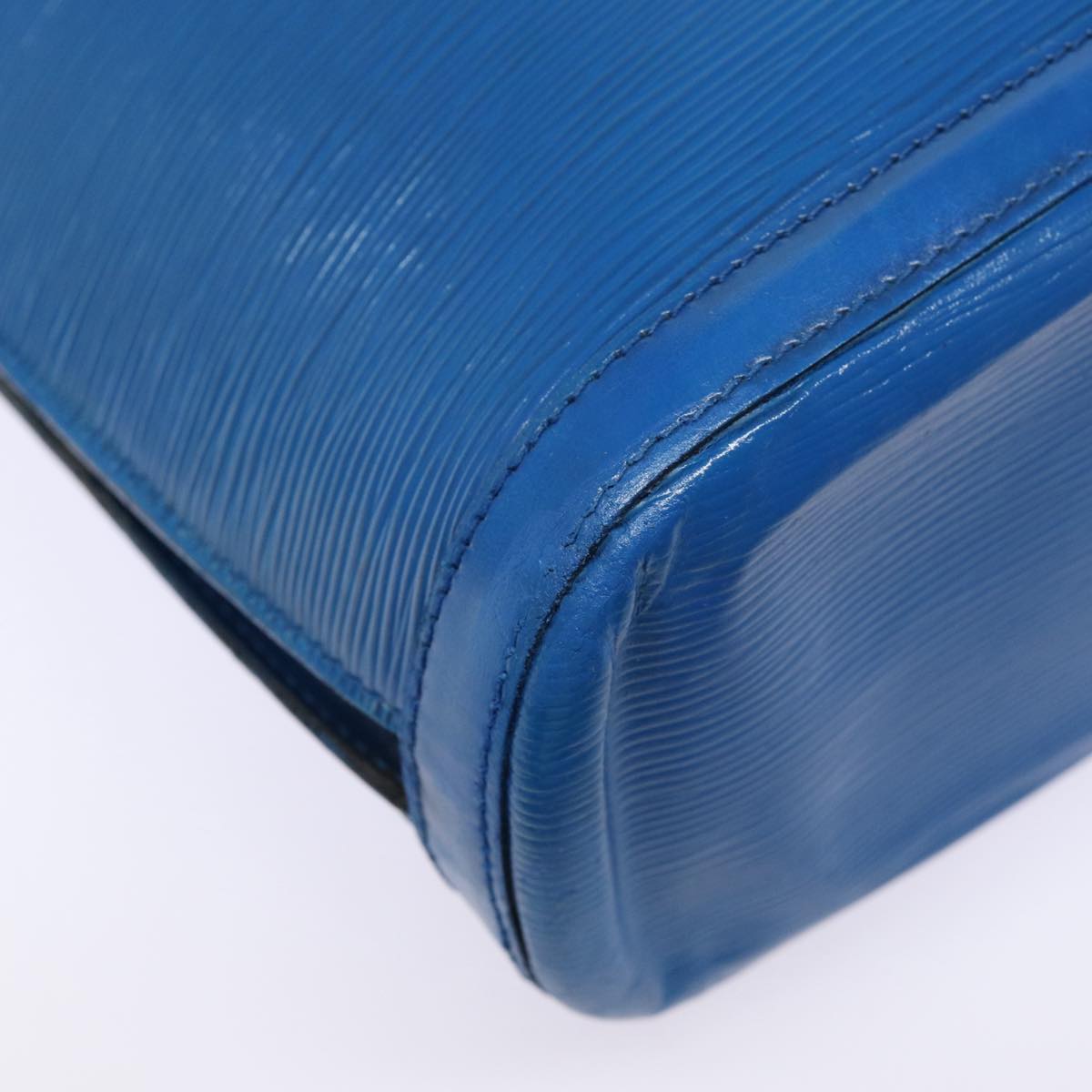 LOUIS VUITTON Epi Lussac Shoulder Bag Blue M52285 LV Auth 85306