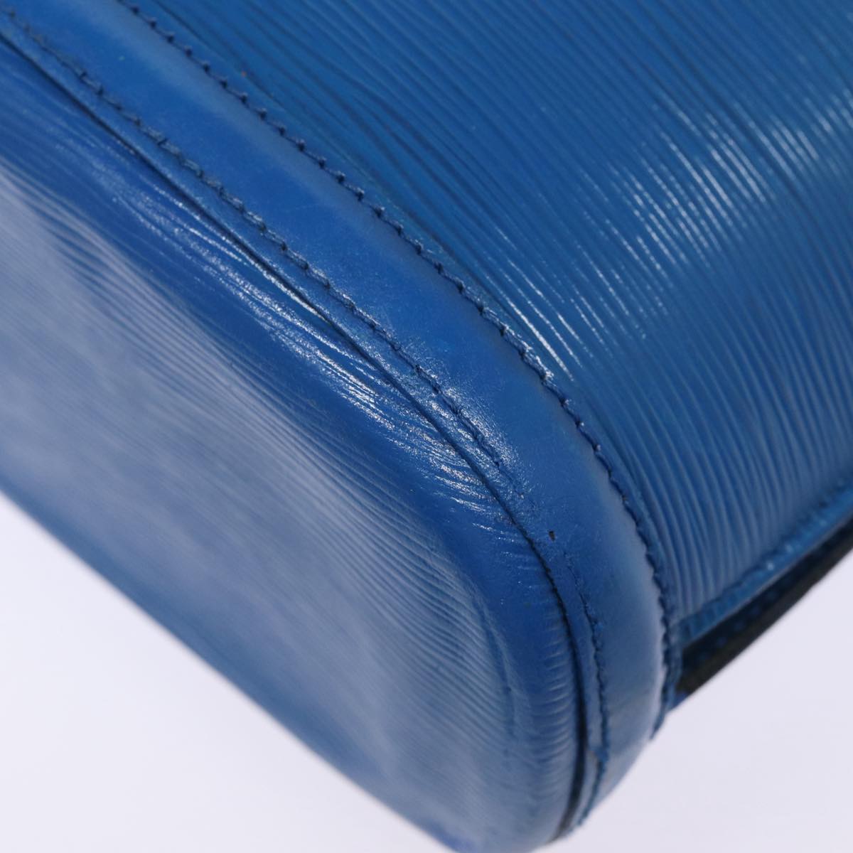 LOUIS VUITTON Epi Lussac Shoulder Bag Blue M52285 LV Auth 85306