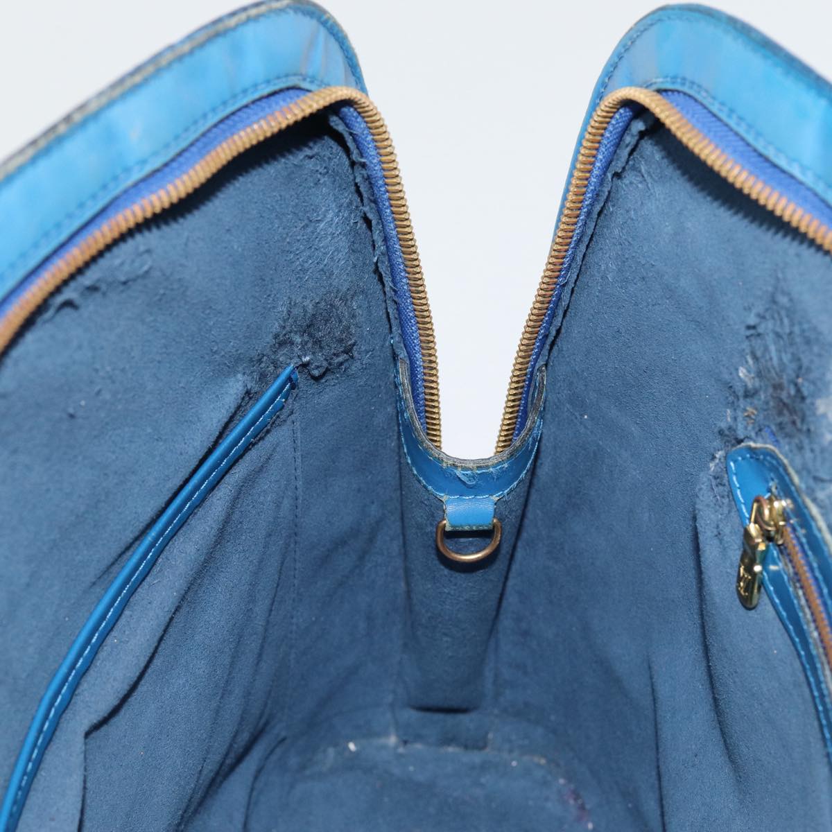 LOUIS VUITTON Epi Lussac Shoulder Bag Blue M52285 LV Auth 85306