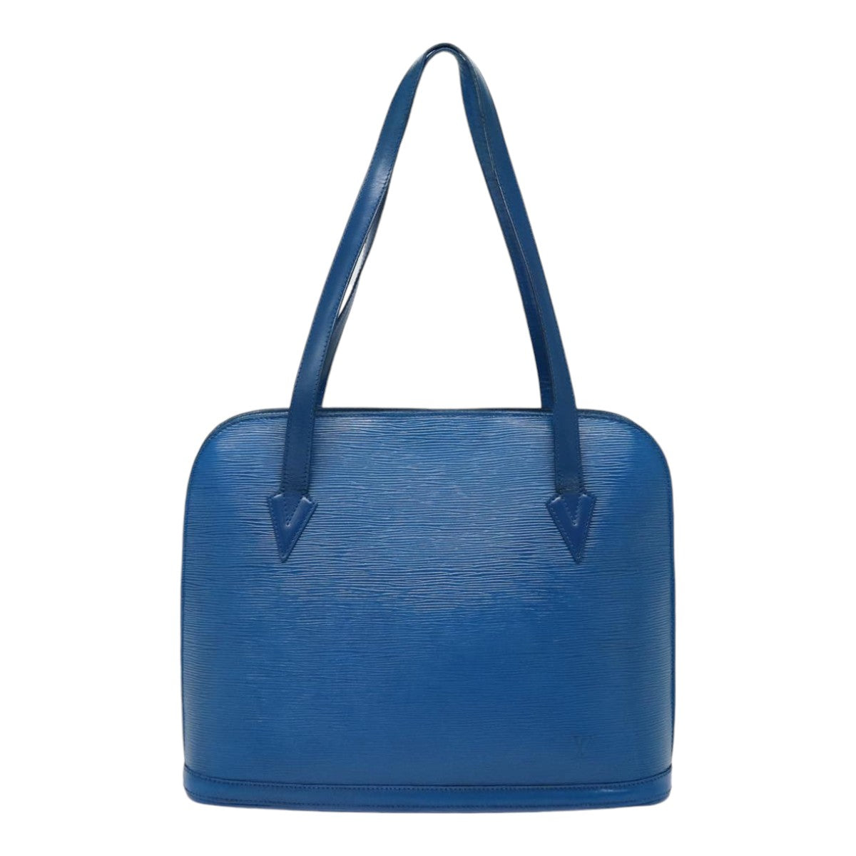 LOUIS VUITTON Epi Lussac Shoulder Bag Blue M52285 LV Auth 85306
