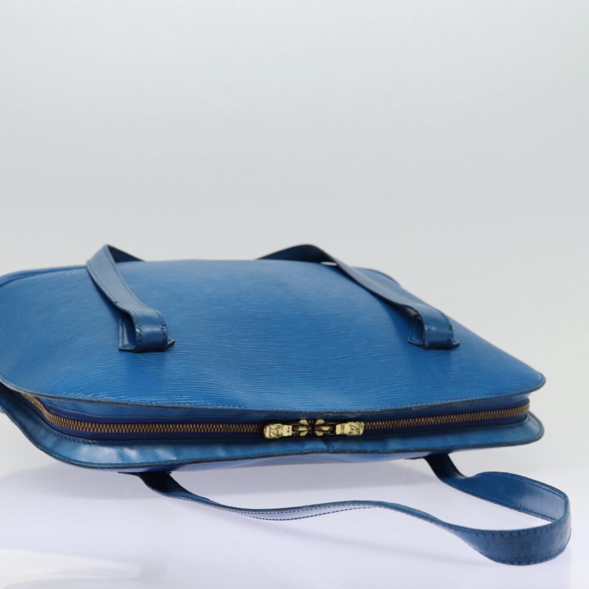 LOUIS VUITTON Epi Lussac Shoulder Bag Blue M52285 LV Auth 85306