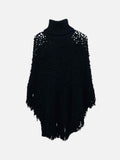 CHRISTIAN DIOR Knitted Black Size US 6 Coat