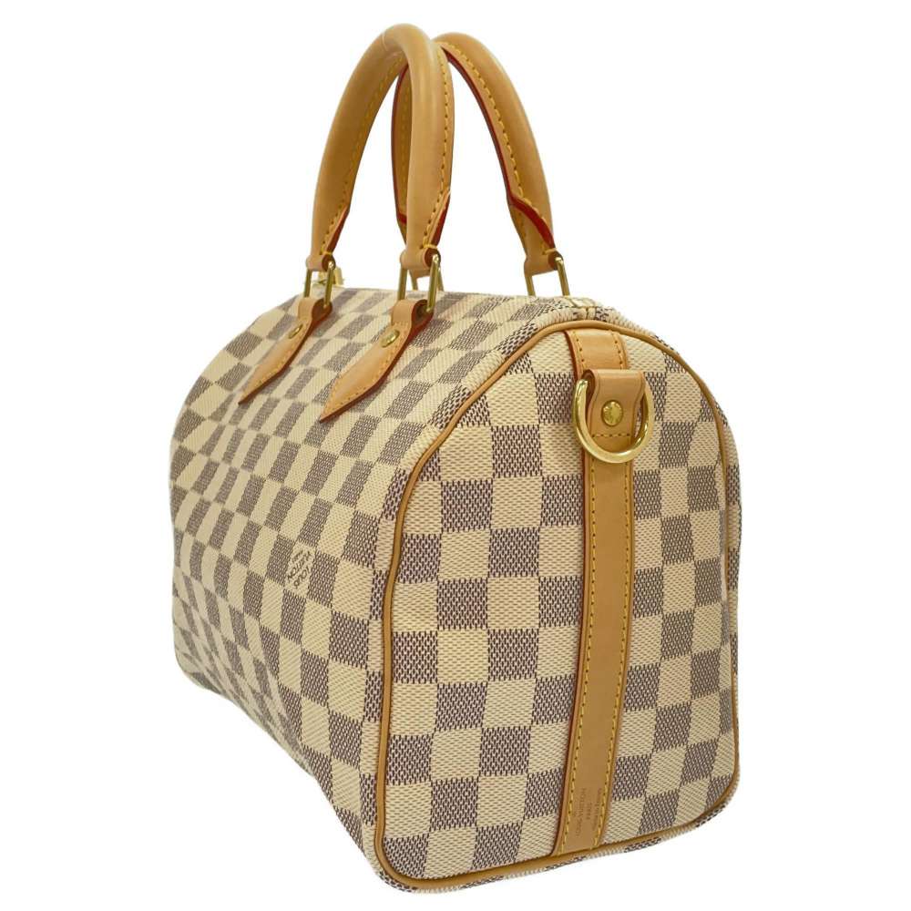 Louis Vuitton Handbag Damier Azur Speedy Bandouliere 25