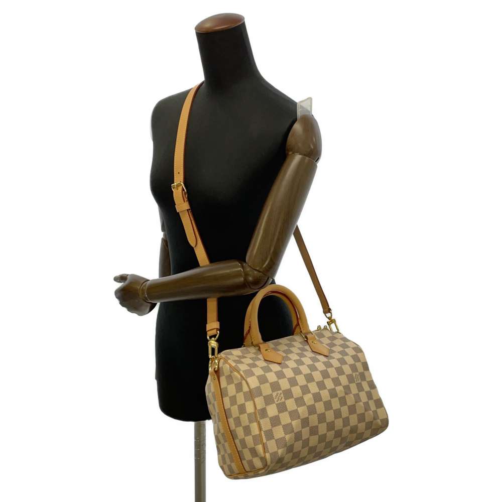 Louis Vuitton Handbag Damier Azur Speedy Bandouliere 25