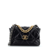 CHANEL 19 Flap Bag Quilted Leather Large