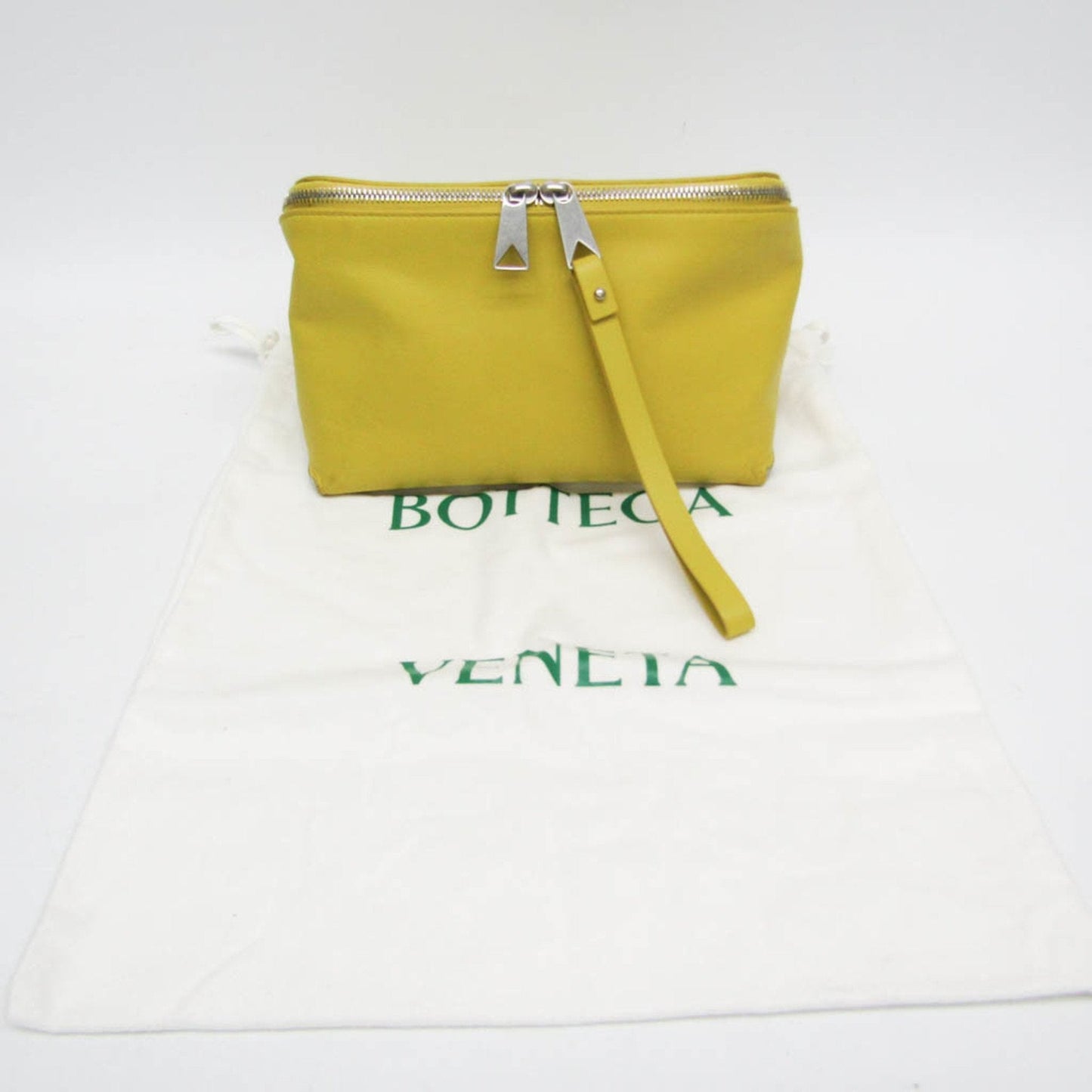 Bottega Veneta Organizer  Leather Clutch Bag
