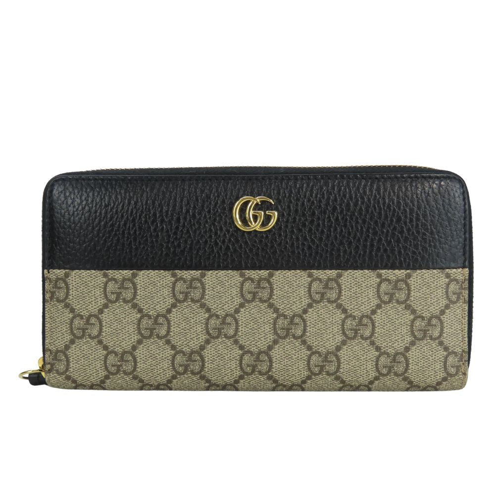 Gucci GG Marmont GG Supreme Canvas Long Wallet