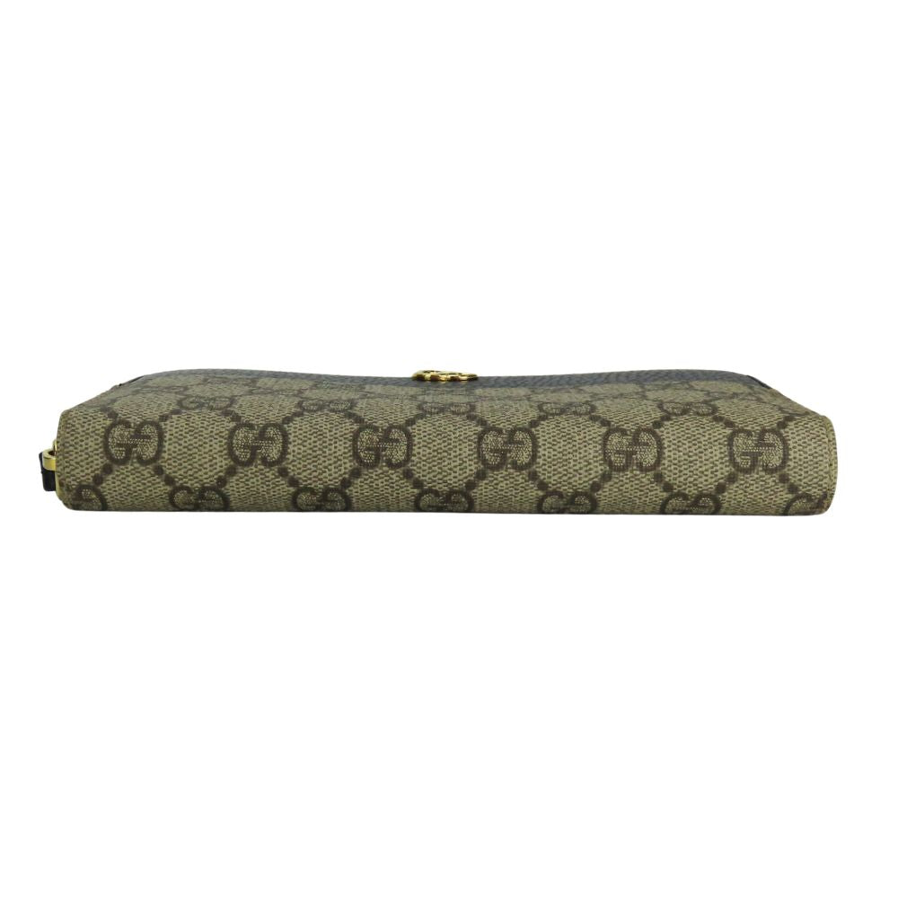 Gucci GG Marmont GG Supreme Canvas Long Wallet