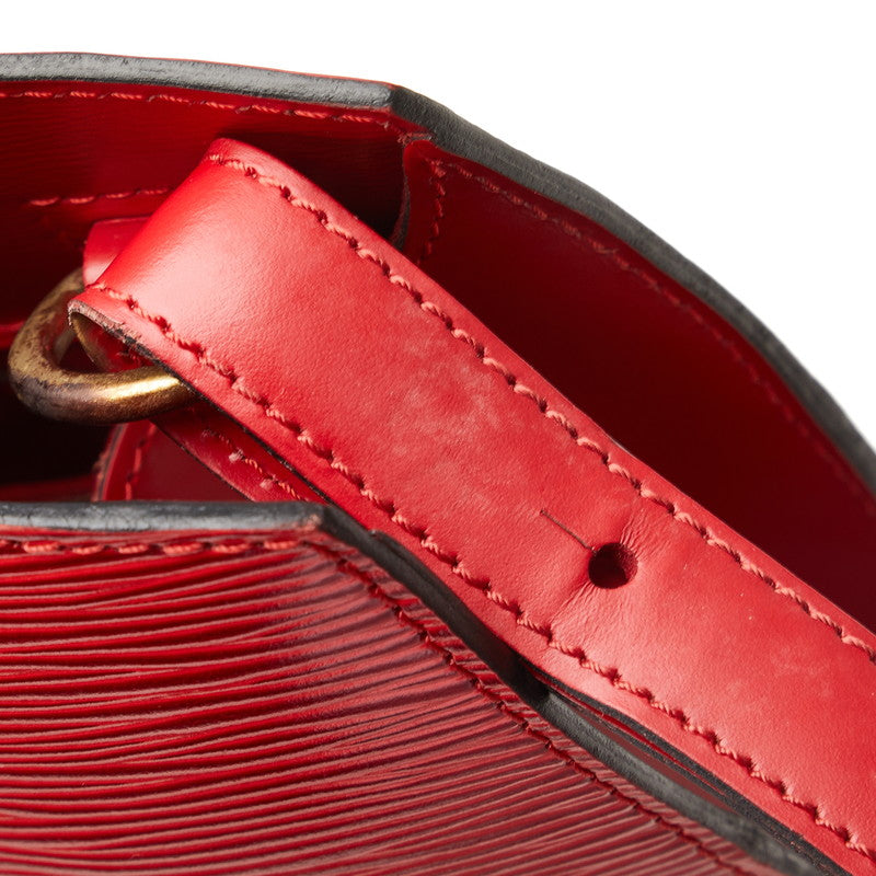 Louis Vuitton Epi Clooney Shoulder Bag M52257 Castilian Red Leather  Louis Vuitton