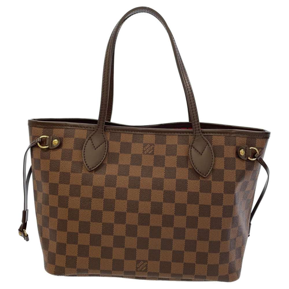 Louis Vuitton Tote Bag Damier Ebene Neverfull PM Handbag