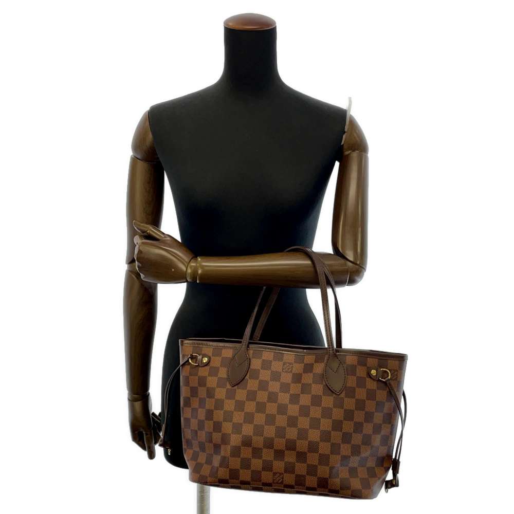 Louis Vuitton Tote Bag Damier Ebene Neverfull PM Handbag