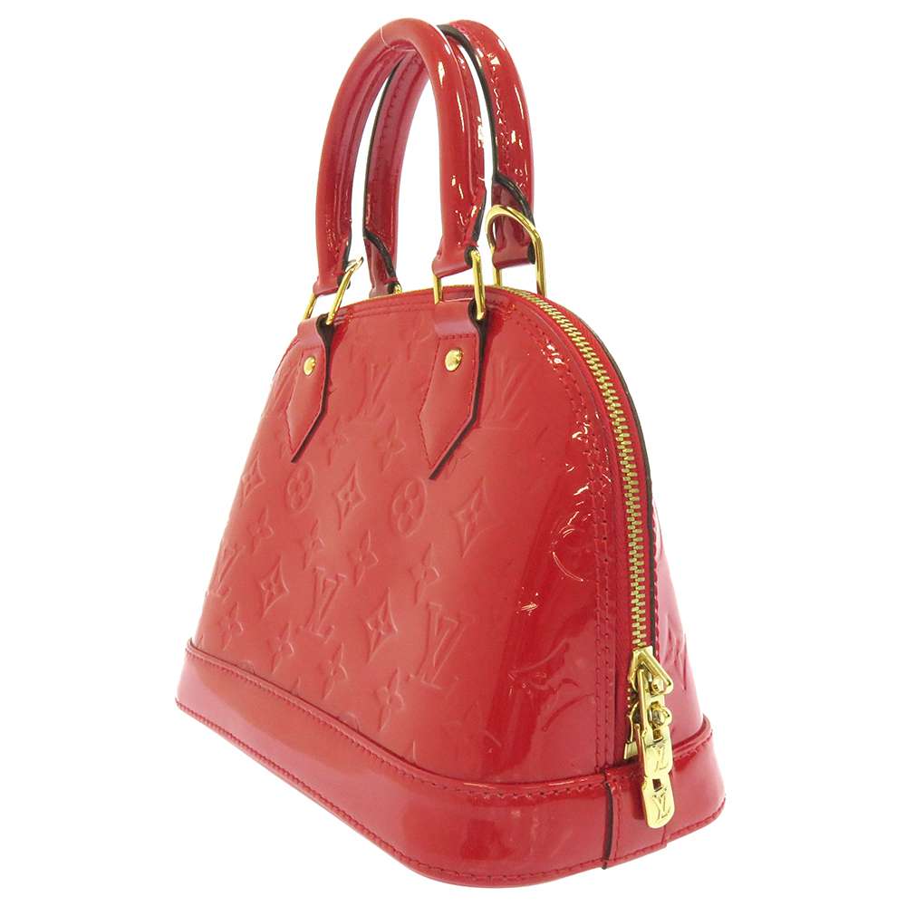 Louis Vuitton Monogram Vernis Alma BB Bag 2way Shoulder Bag