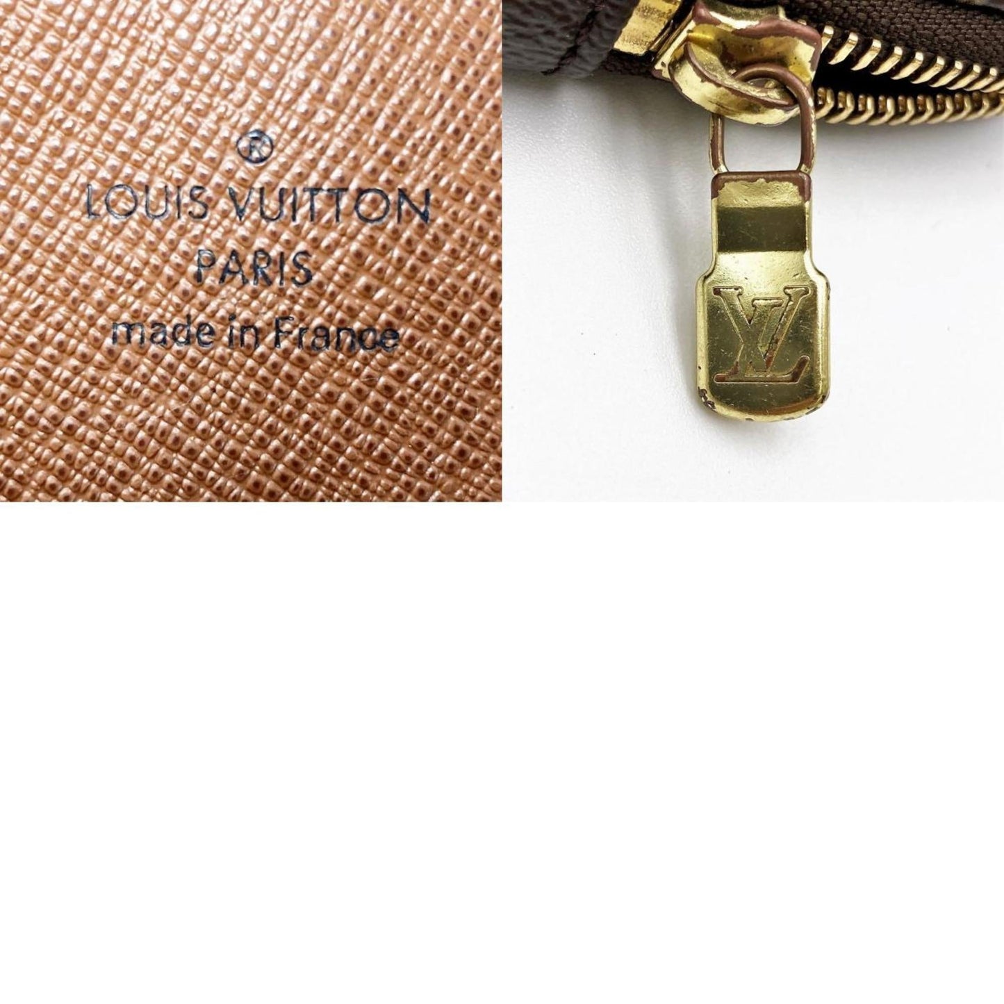 Louis Vuitton Poche Document  Canvas Clutch Bag