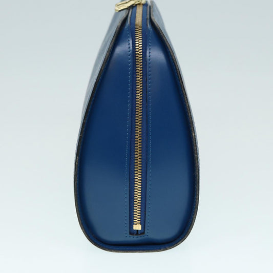 LOUIS VUITTON Epi Dauphine GM Pouch Blue M48435 LV Auth 86993