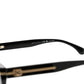 Amelia Acetate Square Sunglasses 5509-A Black
