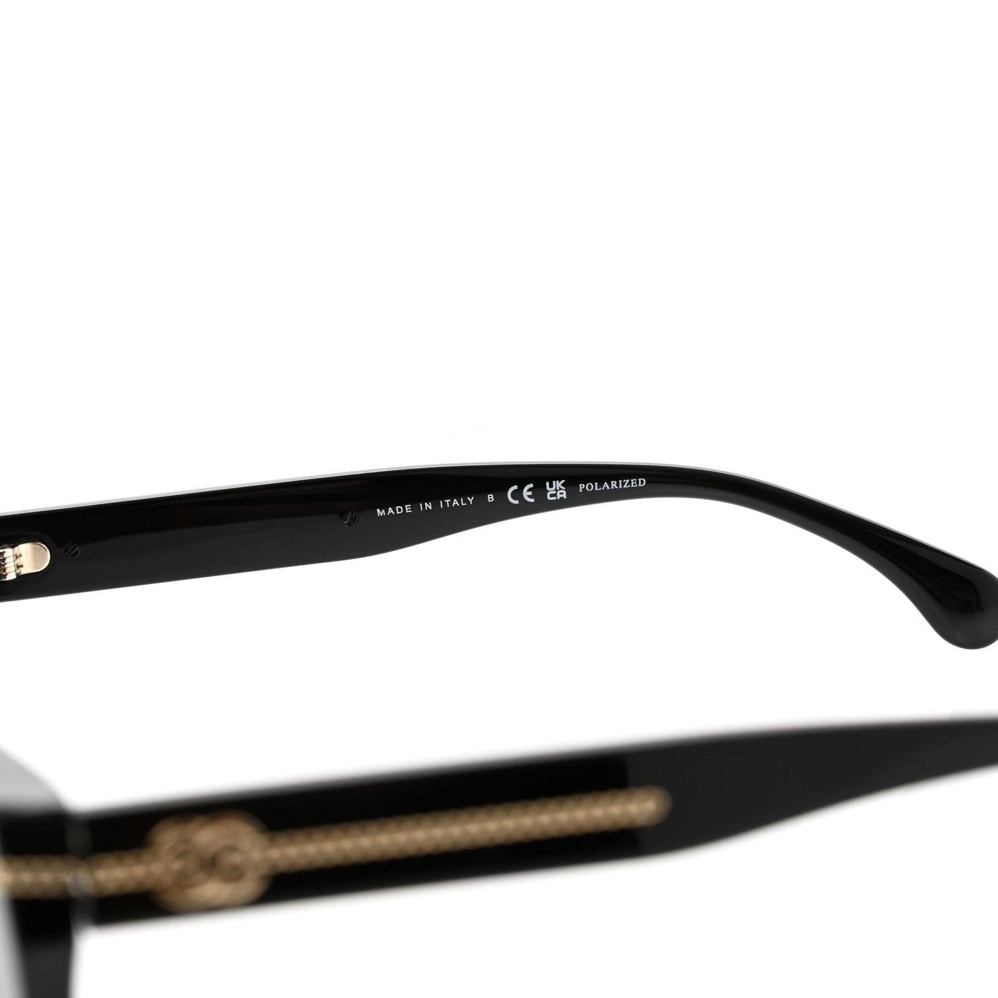 Amelia Acetate Square Sunglasses 5509-A Black
