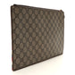 Amelia GG Supreme Monogram Courrier Documents Holder Beige New Acero