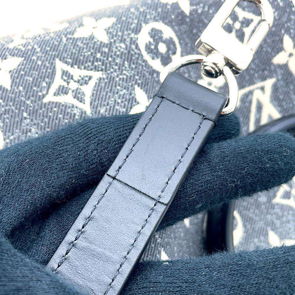 Louis Vuitton Monogram Jacquard Denim Speedy Bandouliere Handbag