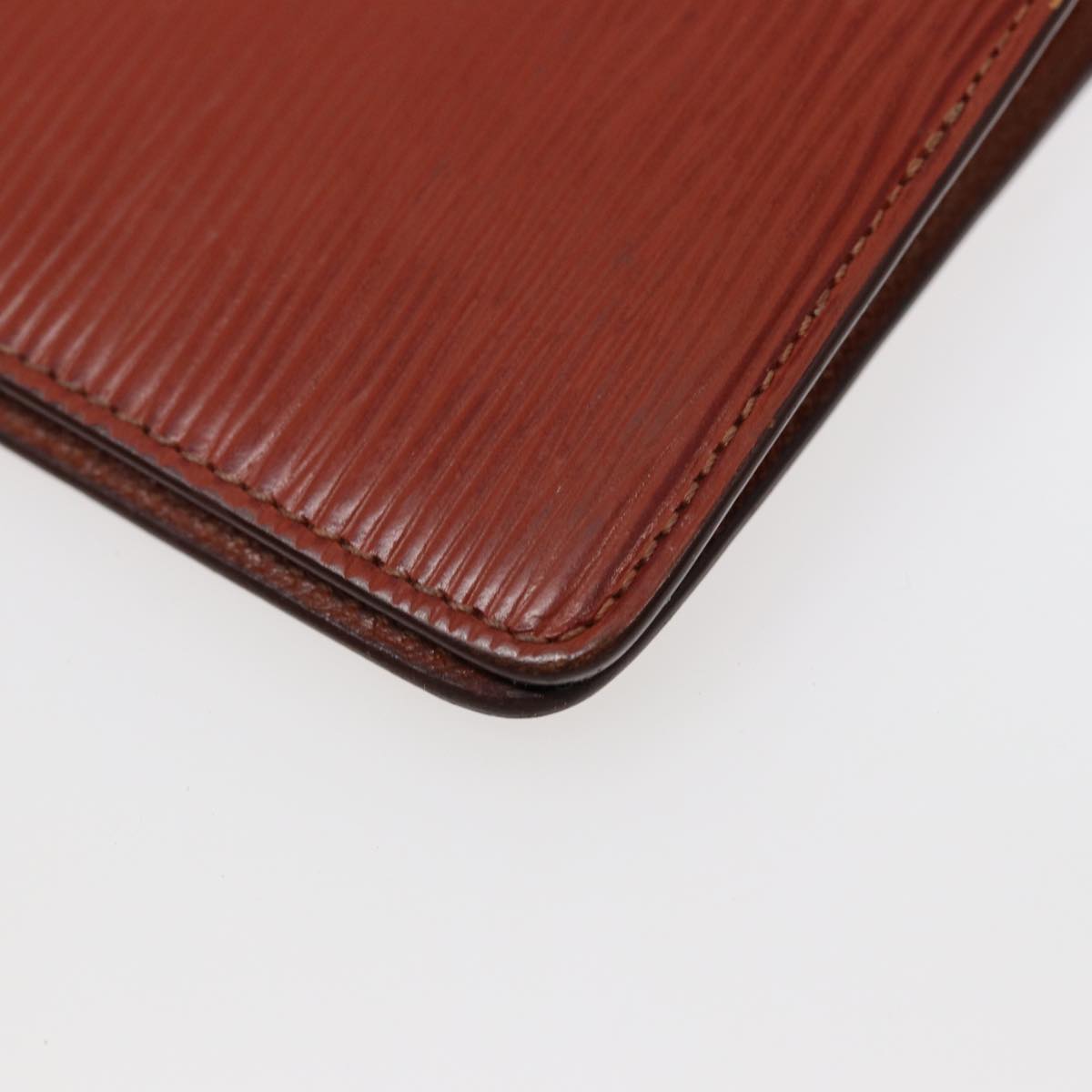 LOUIS VUITTON Epi Agenda MM Day Planner Cover Brown R20043 LV Auth 87334