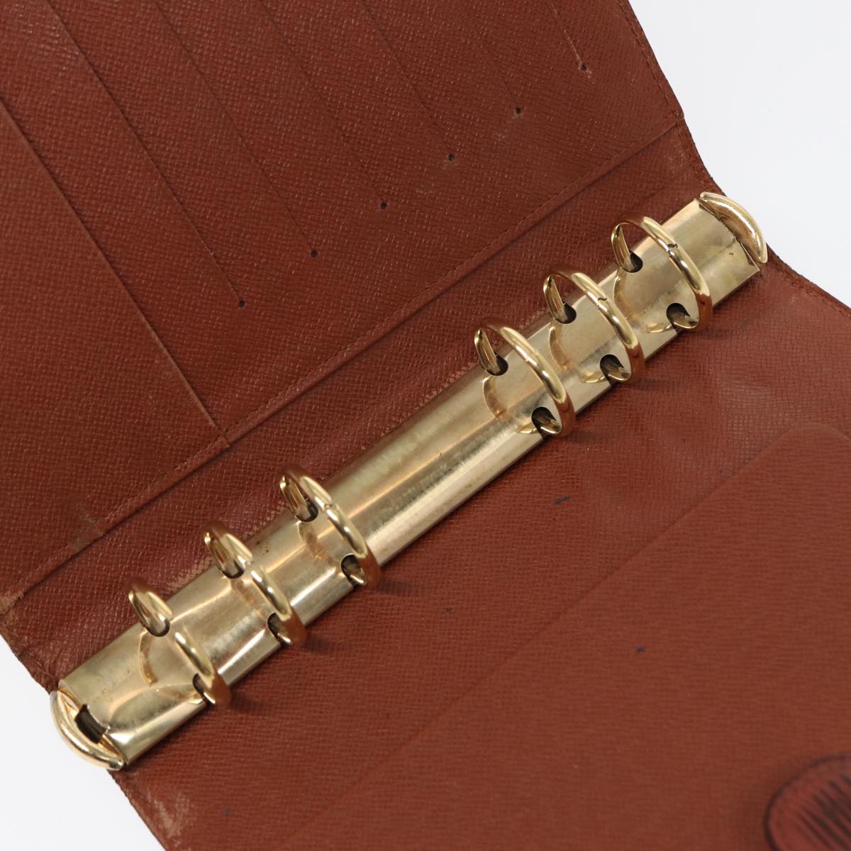 LOUIS VUITTON Epi Agenda MM Day Planner Cover Brown R20043 LV Auth 87334