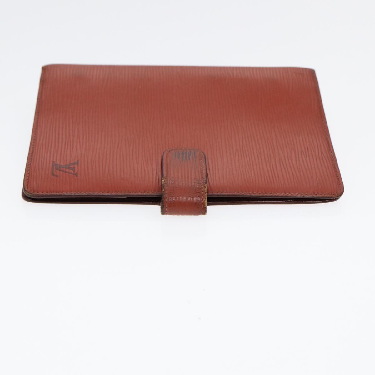 LOUIS VUITTON Epi Agenda MM Day Planner Cover Brown R20043 LV Auth 87334