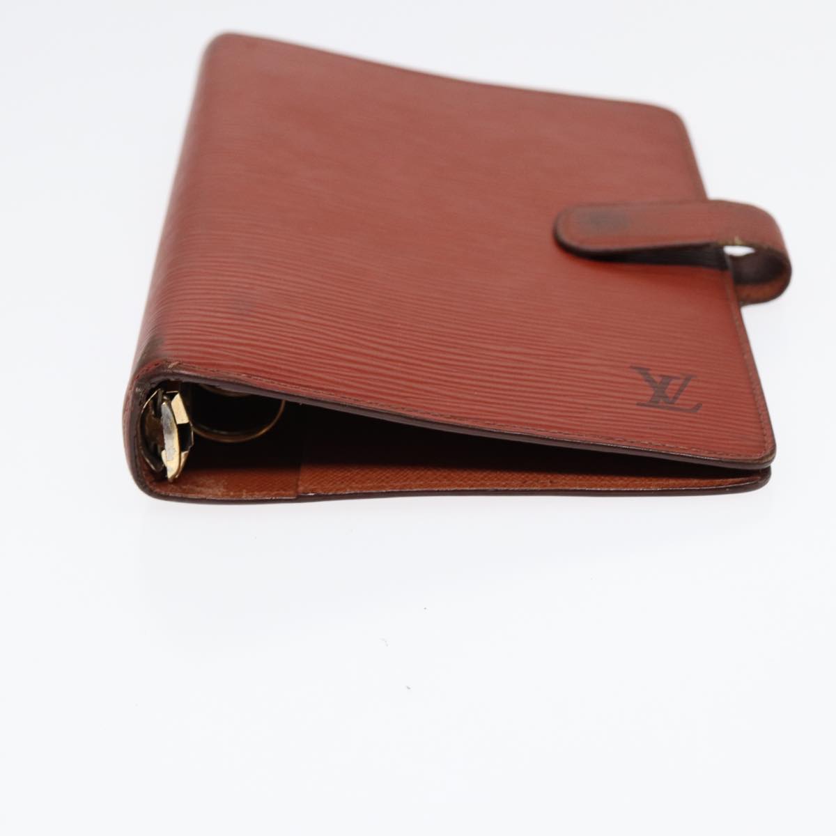 LOUIS VUITTON Epi Agenda MM Day Planner Cover Brown R20043 LV Auth 87334