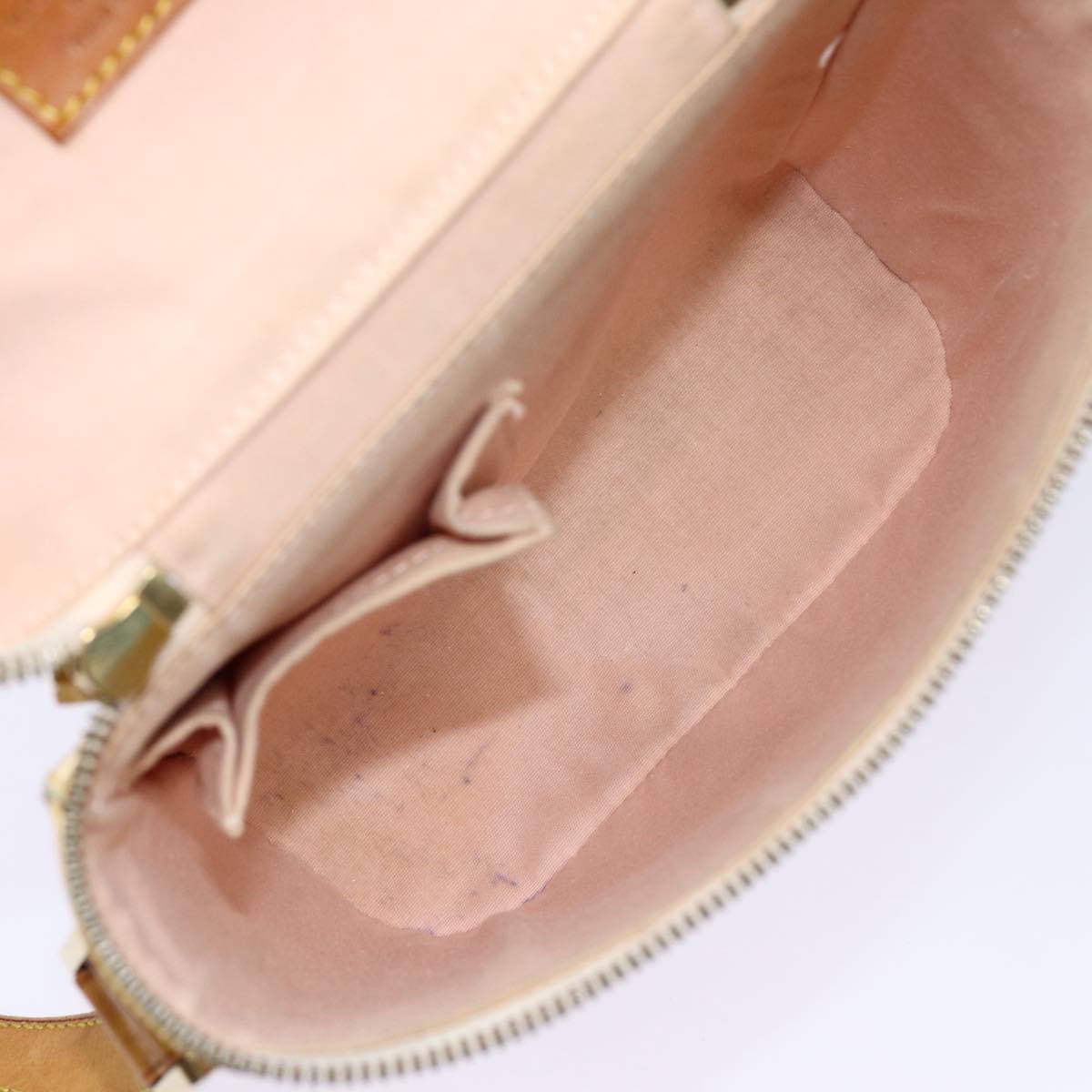 LOUIS VUITTON Vernis Sullivan Vertical Bag Marshmallow Pink M91298 LV Auth 87339