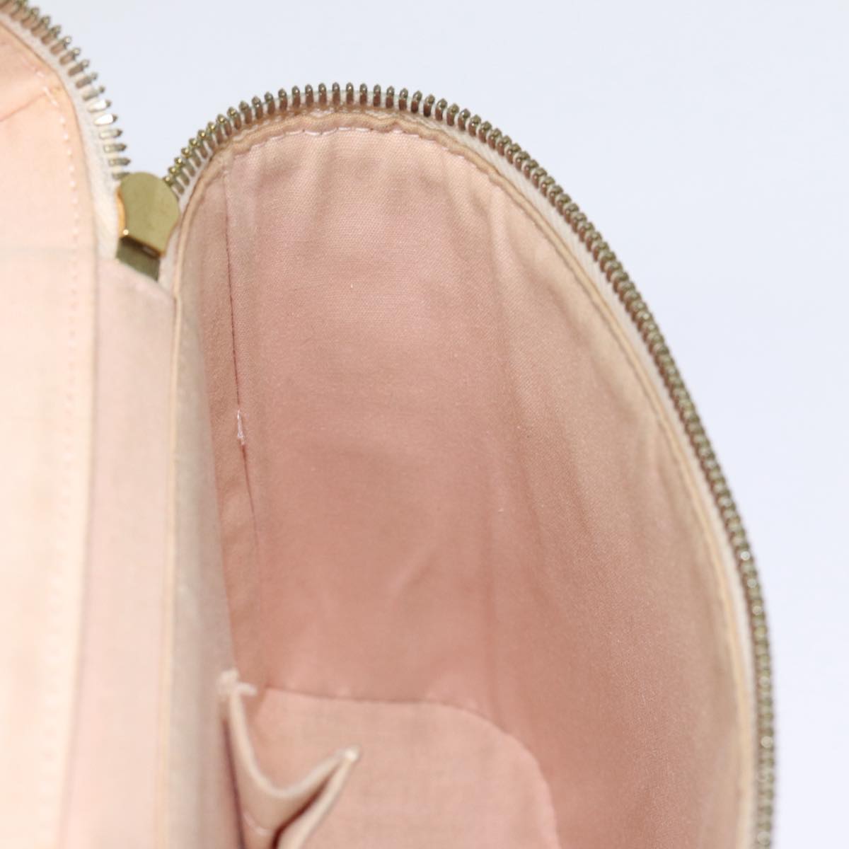LOUIS VUITTON Vernis Sullivan Vertical Bag Marshmallow Pink M91298 LV Auth 87339
