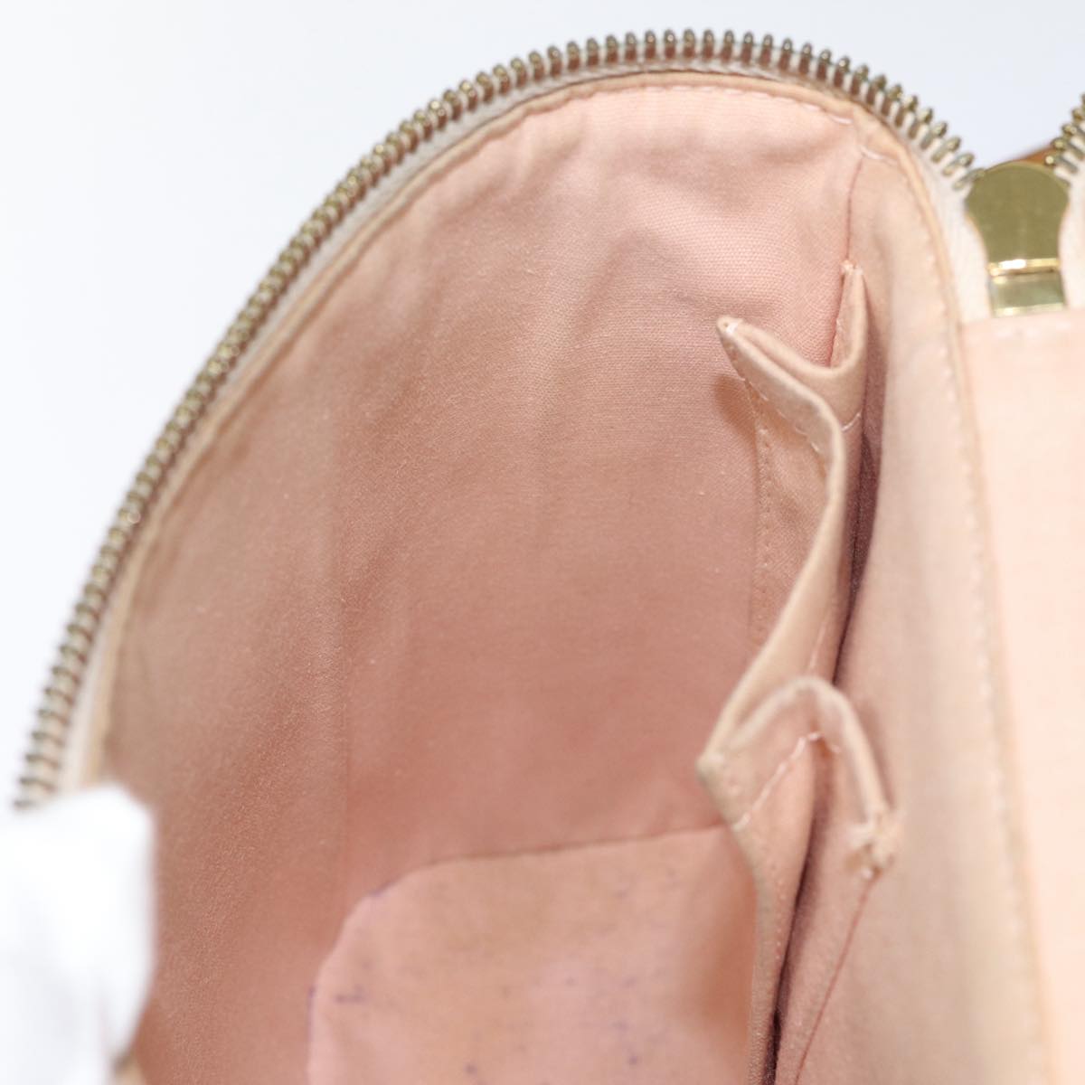 LOUIS VUITTON Vernis Sullivan Vertical Bag Marshmallow Pink M91298 LV Auth 87339