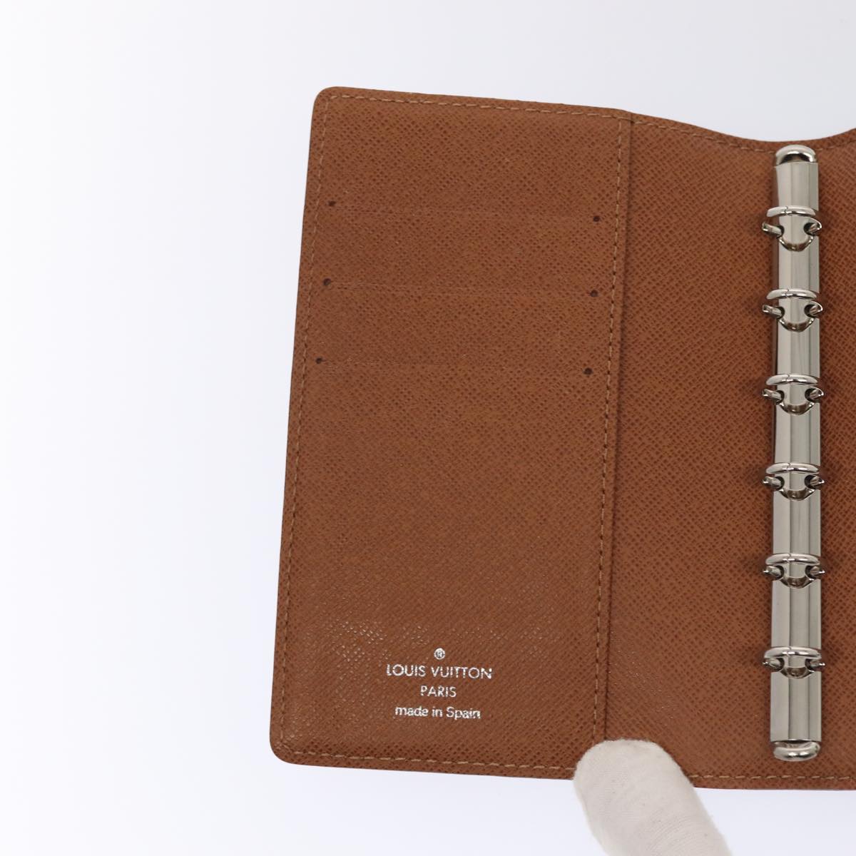 LOUIS VUITTON Epi Agenda PM Day Planner Cover Cannel R2005I LV Auth 87370