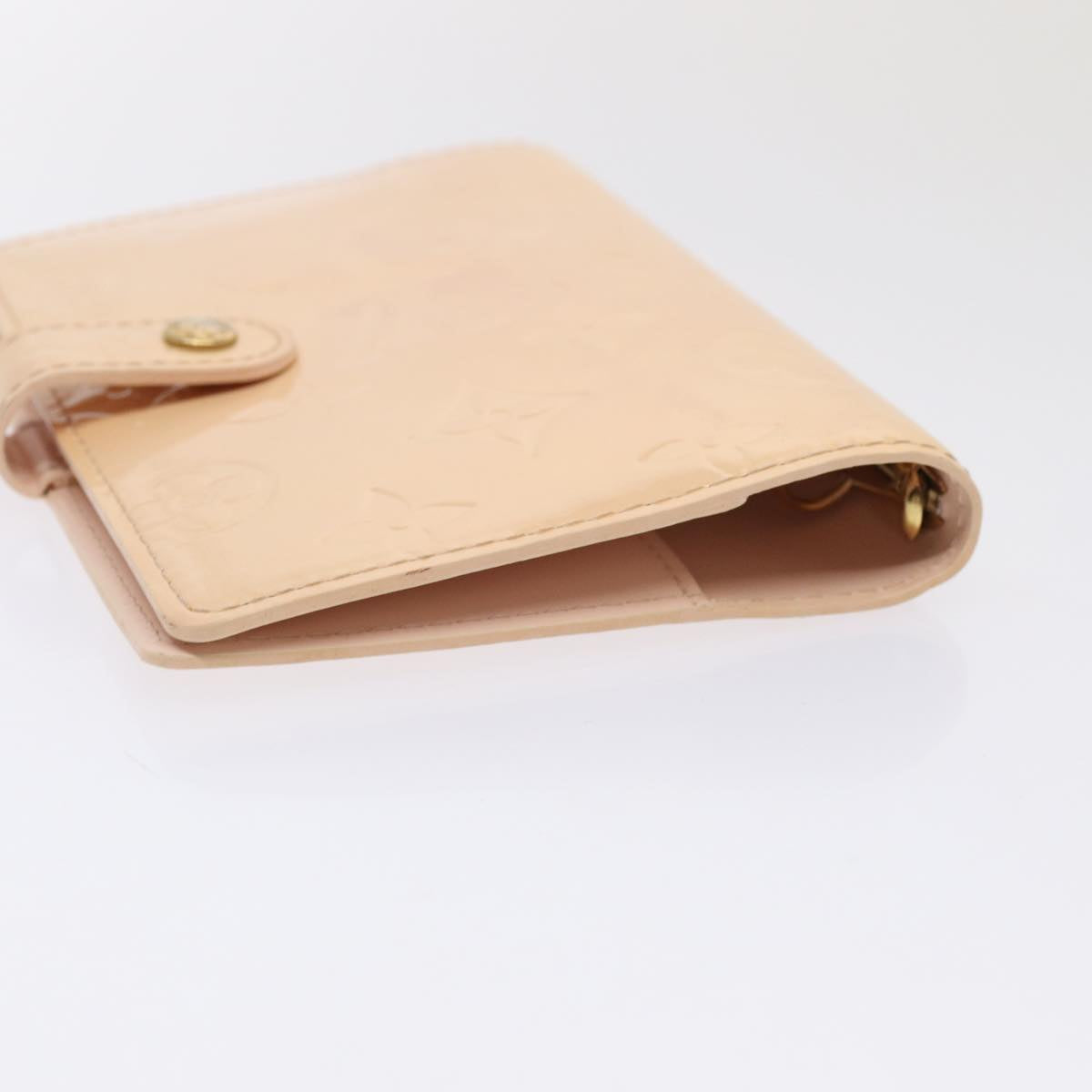 LOUIS VUITTON Vernis Agenda PM Day Planner Cover Pink R21007 LV Auth 87372