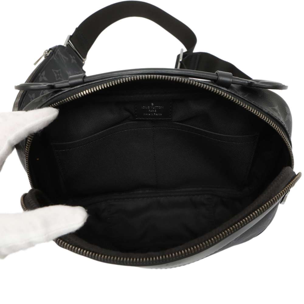 Louis Vuitton Monogram Eclipse Body Bag Bum Bag Black