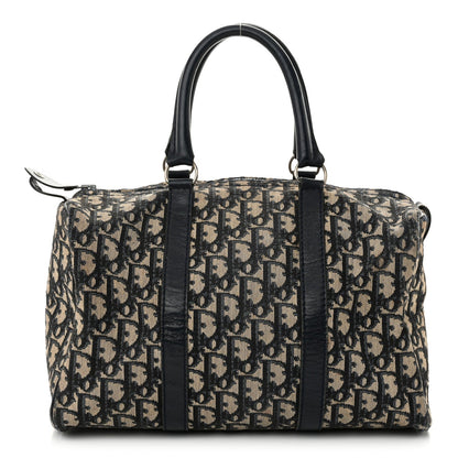 Christian Dior Monogram Boston Navy Blue