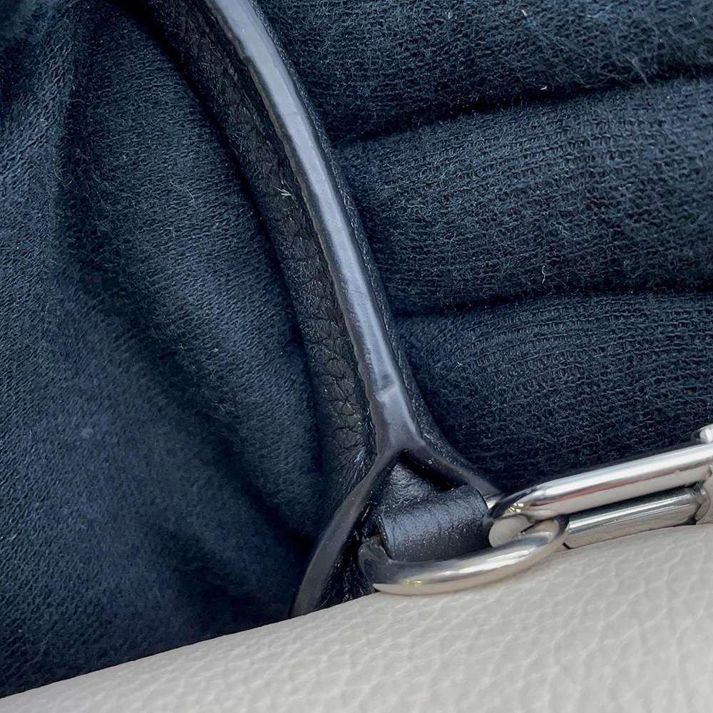 Louis Vuitton Lock Me Mini Leather Silver Hardware Backpack