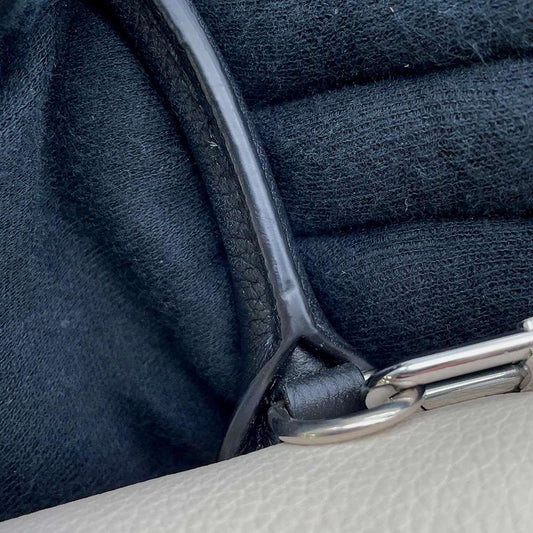 Louis Vuitton Lock Me Mini Leather Silver Hardware Backpack