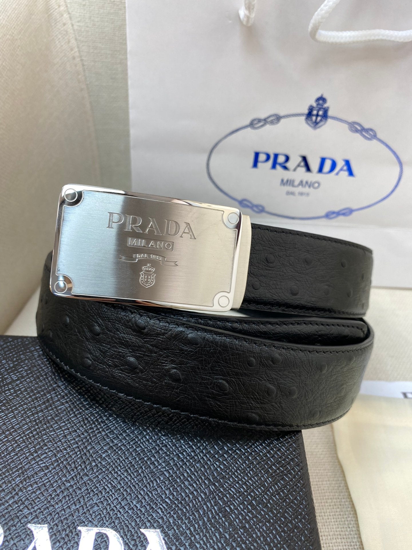 CINTO PRADA 3,5 CM