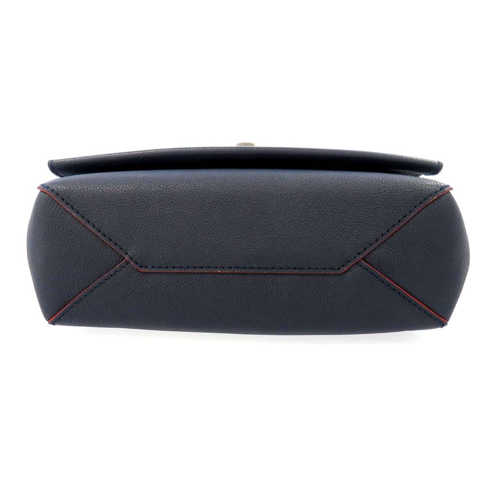 Louis Vuitton Implant My LockMe Shoulder Bag Noir Marine Rouge