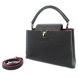 Louis Vuitton Taurillon Leather Capucines PM Shoulder Bag