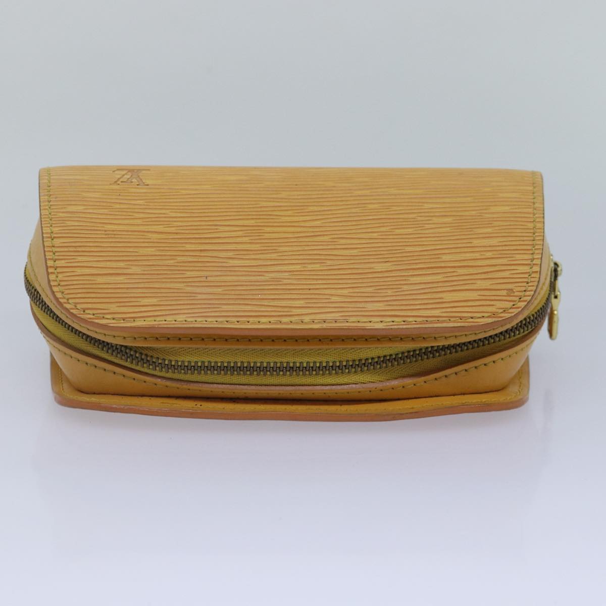 LOUIS VUITTON Epi Dauphine PM Pouch Yellow M48449 LV Auth 87732