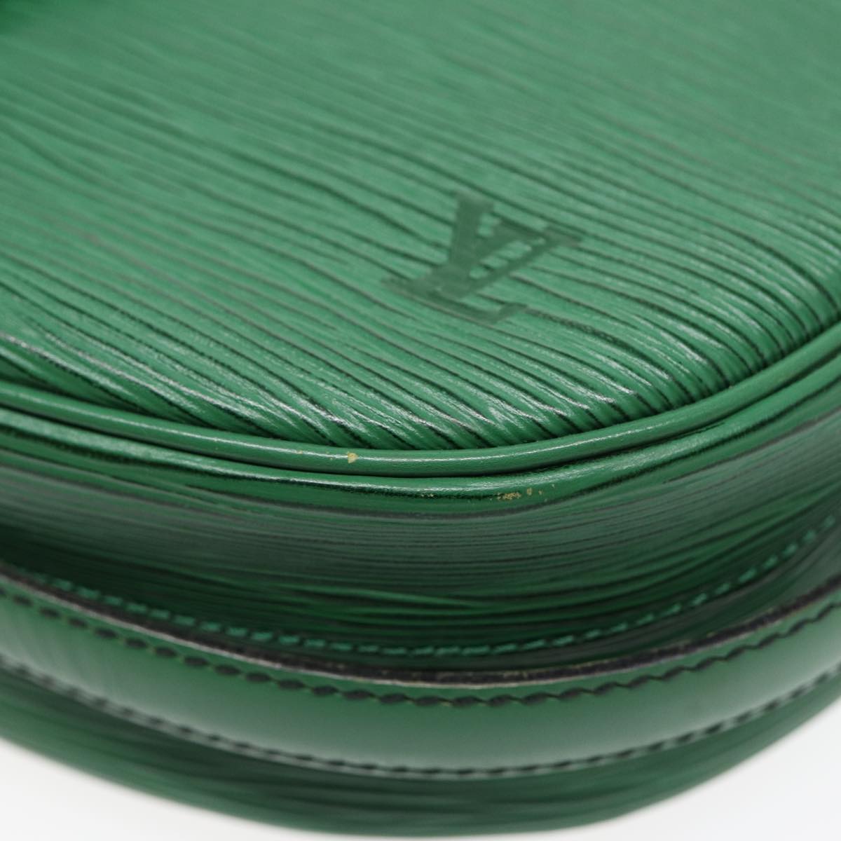 LOUIS VUITTON Epi Jeune Fille MM Shoulder Bag Green M52154 LV Auth 87755