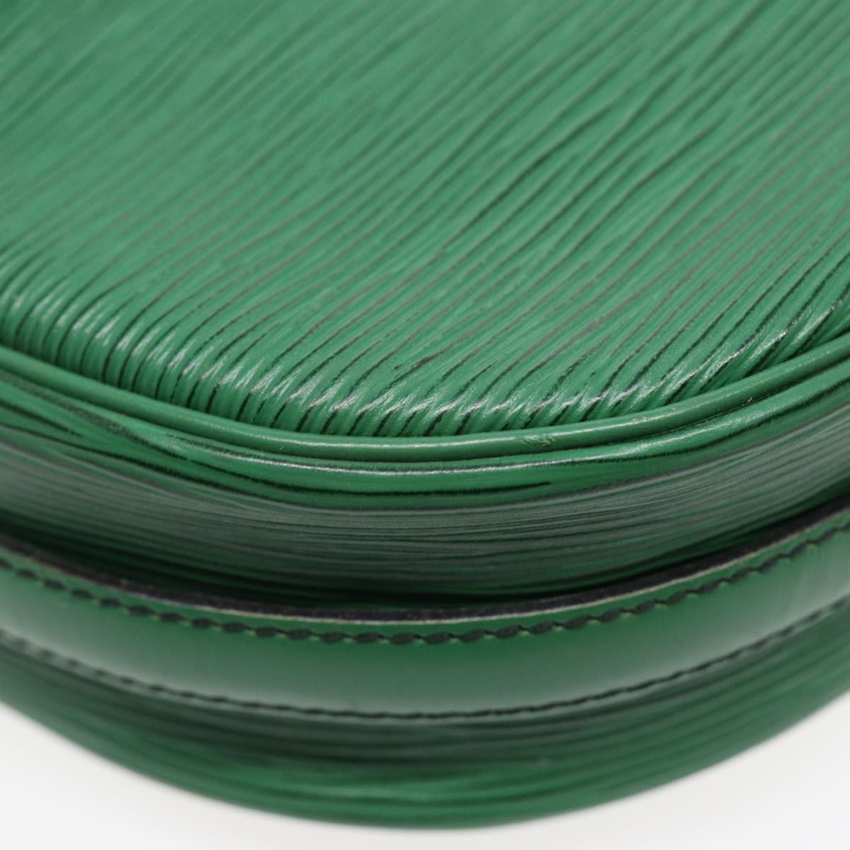 LOUIS VUITTON Epi Jeune Fille MM Shoulder Bag Green M52154 LV Auth 87755